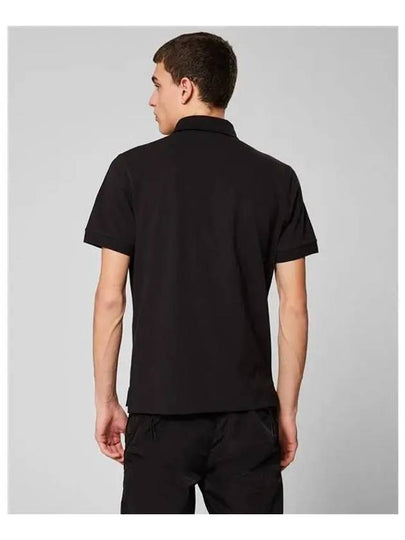 Pocket Polo Short Sleeve Tee Black - CP COMPANY - BALAAN 2