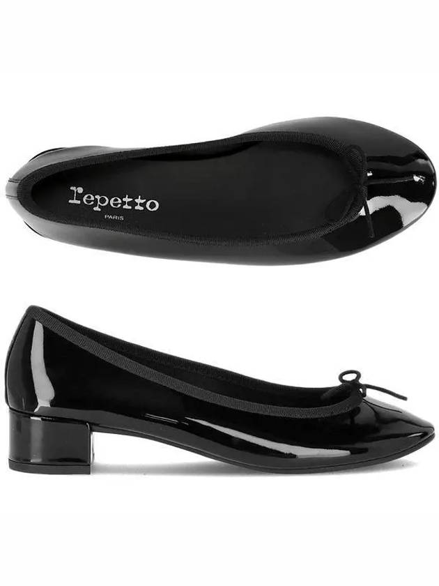 Women's Camille Patent Calfskin Pumps Black - REPETTO - BALAAN 2