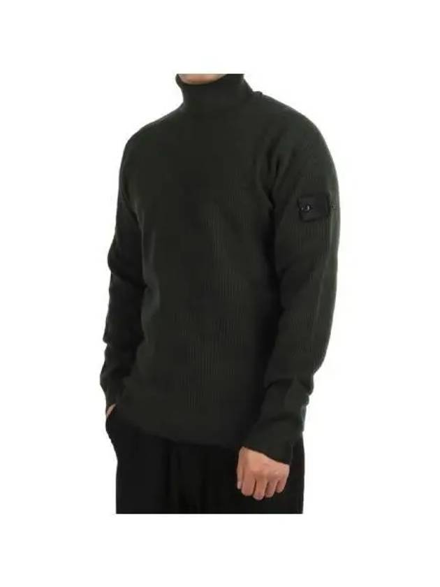 Shadow turtleneck wappen knit 270622 - STONE ISLAND - BALAAN 1