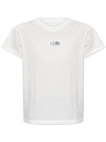 Logo Short Sleeve T-Shirt White - MAISON MARGIELA - BALAAN 1