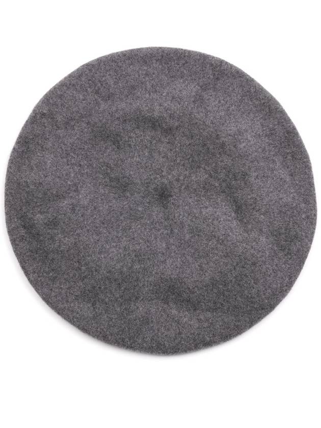 four stitch-logo virgin wool beret - MAISON MARGIELA - BALAAN 1