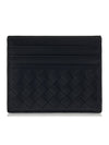 Intrecciato Classic Card Wallet Midnight Blue - BOTTEGA VENETA - BALAAN 1