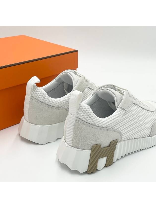 Bouncing Low Top Sneakers Blanc - HERMES - BALAAN 4