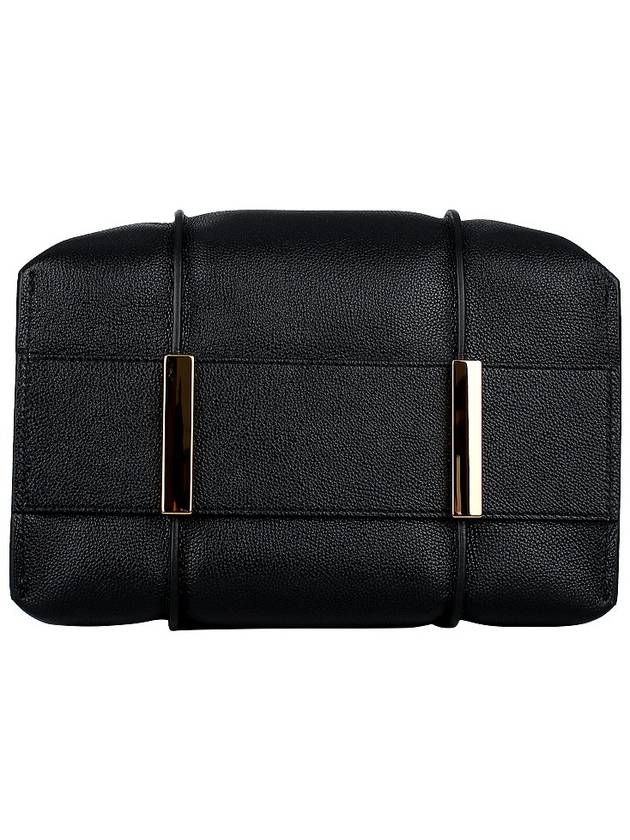 T Timeless Leather Shopping Mini Tote Bag Black - TOD'S - BALAAN 7