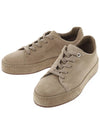 Women's Nuage Suede Goat Skin Low Top Sneakers Cashew Butter - LORO PIANA - BALAAN 2