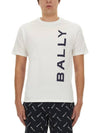 short sleeve t-shirt MJE05C CO018U001 WHITE - BALLY - BALAAN 1