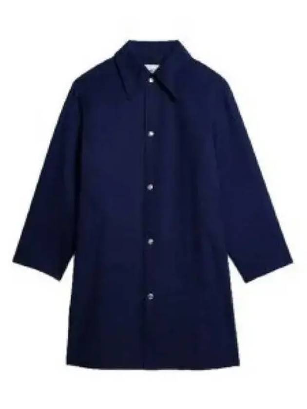 Breasted Single Coat Navy - AMI - BALAAN 2