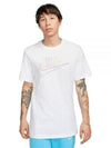 Sportswear Logo Print Club Short Sleeve T-Shirt White - NIKE - BALAAN 2