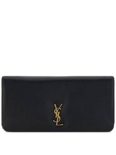 Calypso Lambskin Mini Shoulder Bag Black - SAINT LAURENT - BALAAN 2