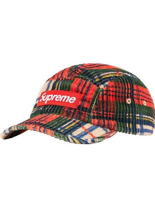 Corduroy Camp Cap Plaid - SUPREME - BALAAN 1