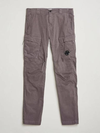 Stretch Sateen Ergonomic Lens Cargo Straight Pants Purple - CP COMPANY - BALAAN 2