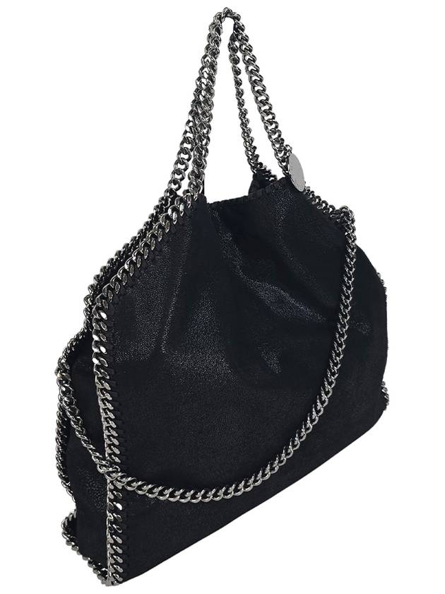 Falabella Fold Over Tote Bag Silver Black - STELLA MCCARTNEY - BALAAN 4