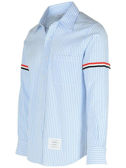 Thom Browne 'Armband' Light Blue Cotton Shirt - THOM BROWNE - BALAAN 2