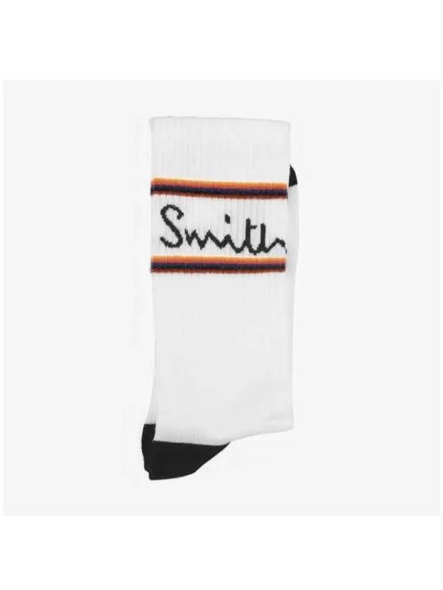 Intarsia Knit Logo Socks 3 Pack Set - PAUL SMITH - BALAAN 5