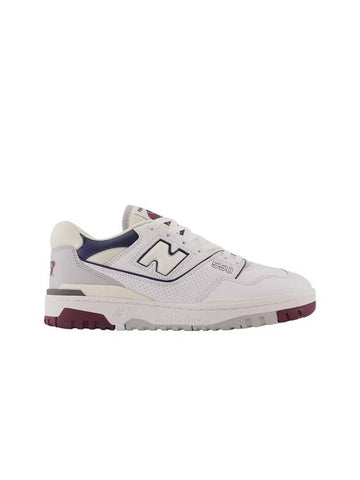 550 White Burgundy 2E Wide - NEW BALANCE - BALAAN 1