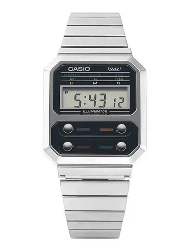 Watch A100WE 1ADF Vintage Retro Metal Watch - CASIO - BALAAN 1