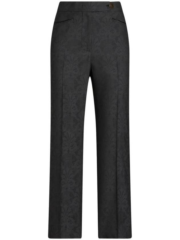 Etro Jacquard Floral Trousers - ETRO - BALAAN 1