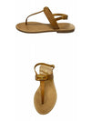 Triomphe Strap Sandals Tan - CELINE - BALAAN 5