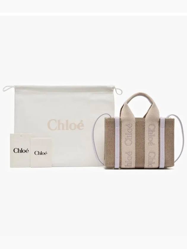 Woody Mini Tote Bag Beige - CHLOE - BALAAN 5