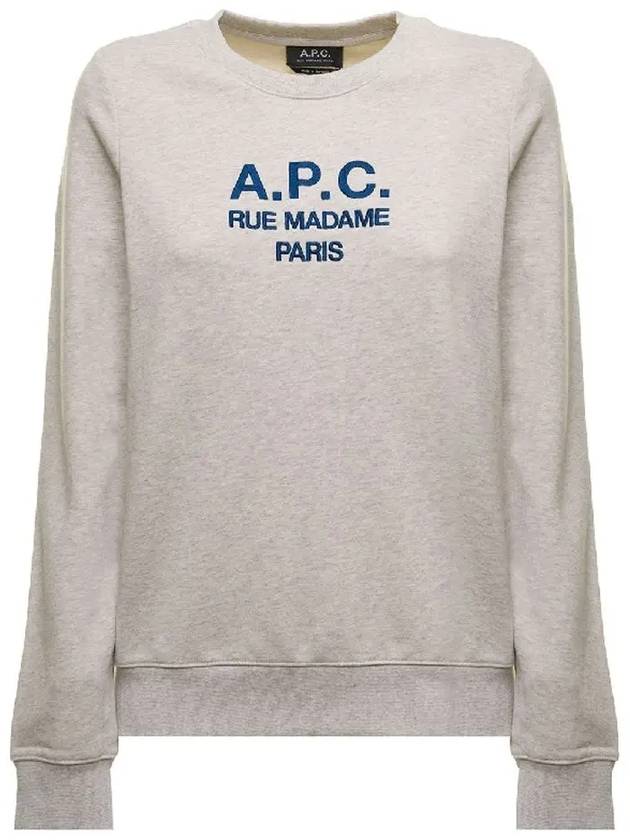 Logo Tina Sweatshirt Equre Chine COEBH F27561 PAA - A.P.C. - BALAAN 1