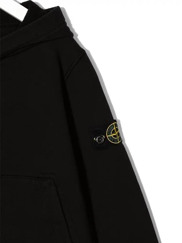 Kids Waffen Hoodie Black 751661640 V0029 - STONE ISLAND - BALAAN 4