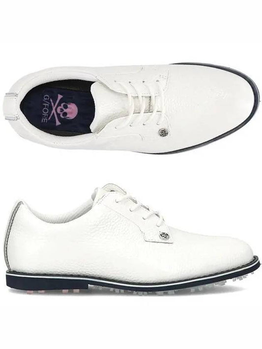 Women's Gallivanter Leather Golf Spike Shoes Snow - G/FORE - BALAAN 2