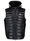 CLAI Down Padding Vest 1A00057 595ZJ 778 Blue Navy Men s TJ - MONCLER - BALAAN 1