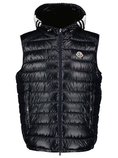 CLAI Down Padding Vest 1A00057 595ZJ 778 Blue Navy Men s TJ - MONCLER - BALAAN 1