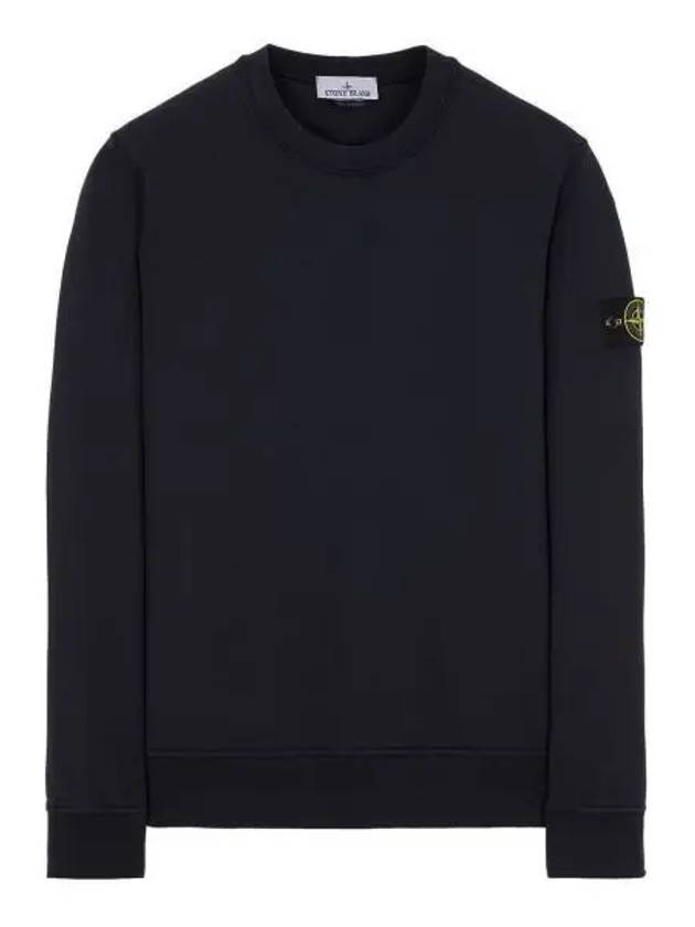 Wappen Patch Crew Neck Sweatshirt Navy - STONE ISLAND - BALAAN 2