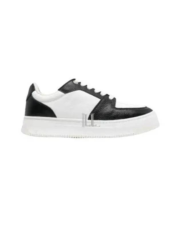 New Lace-Up Arcade Low-Top Sneakers Black White - AMI - BALAAN 2