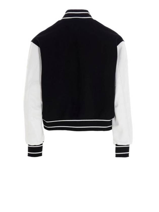 College Varsity Bomber Jacket Black - GIVENCHY - BALAAN 3