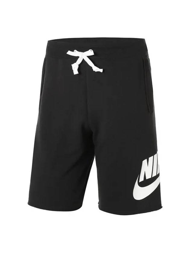 Sportswear Essential French Terry Allumni Shorts Black - NIKE - BALAAN 5