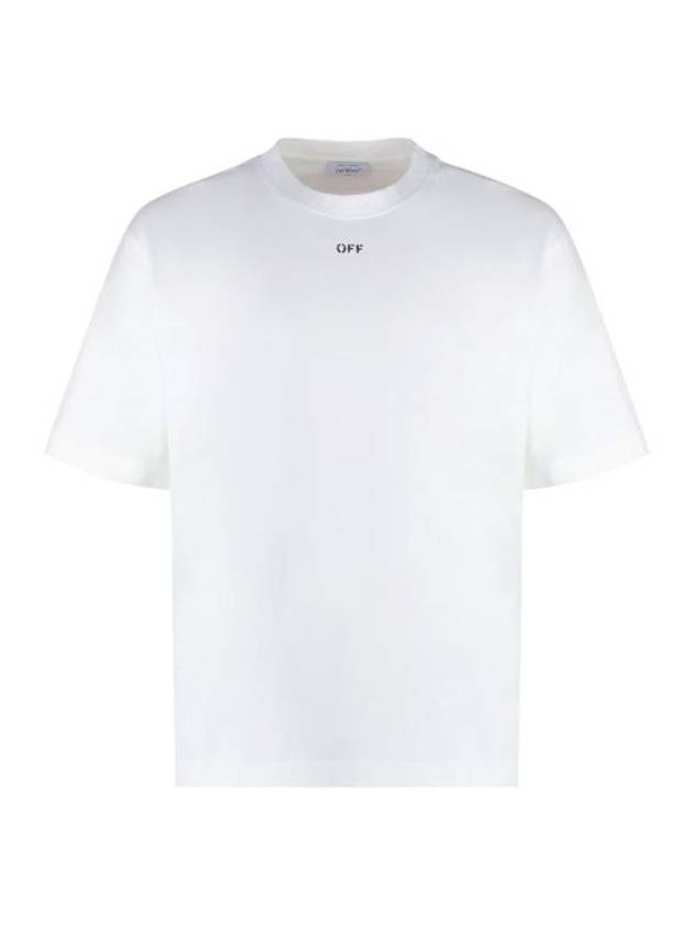 Men's Off Stamp Short Sleeve T-Shirt White - OFF WHITE - BALAAN 1