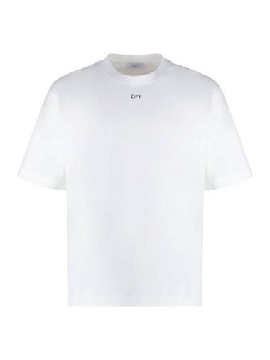 Men's Off Stamp Short Sleeve T-Shirt White - OFF WHITE - BALAAN 1