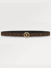 LV Circle 20mm Reversible Belt Monogram M0567X - LOUIS VUITTON - BALAAN 2