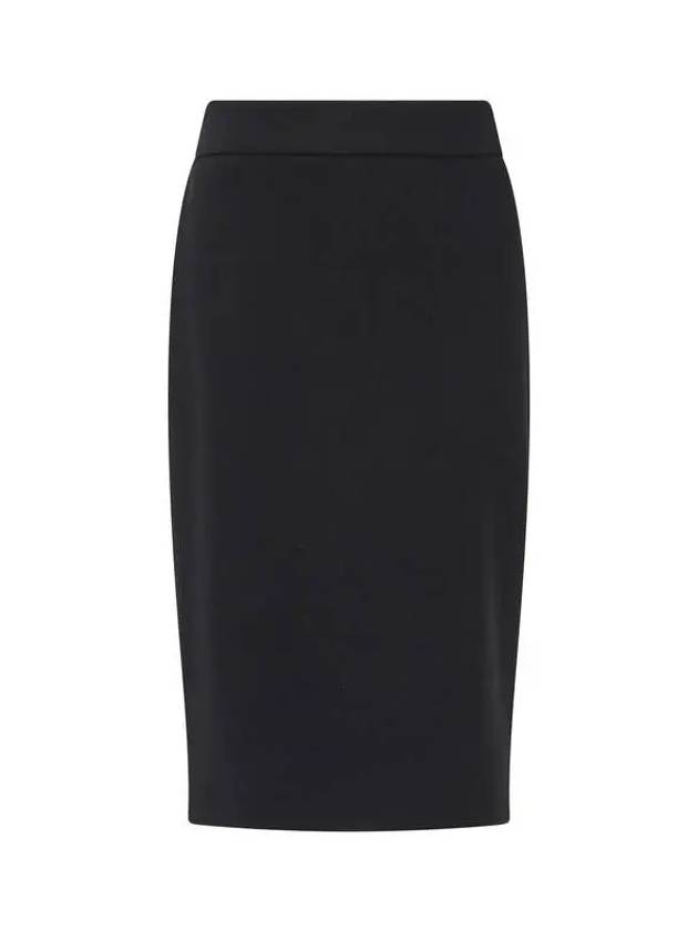 Women s Back Slit Easy Skirt Black 270495 - EMPORIO ARMANI - BALAAN 1