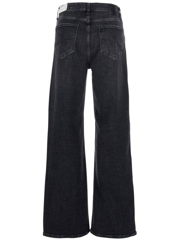 Grey Jeans With Belt Loops And Logo Patch On The Rear In Denim Woman - AG JEANS - BALAAN 2