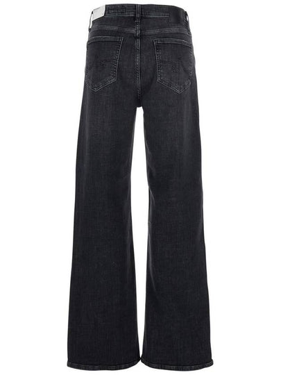 Grey Jeans With Belt Loops And Logo Patch On The Rear In Denim Woman - AG JEANS - BALAAN 2