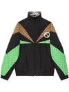 Nylon Zipper Windbreaker Jacket Black - GUCCI - BALAAN 2