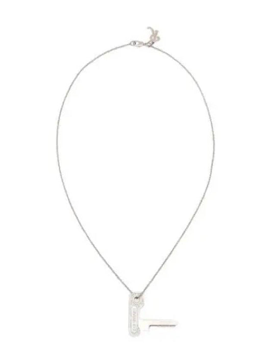 key pendant necklace silver - RAF SIMONS - BALAAN 1