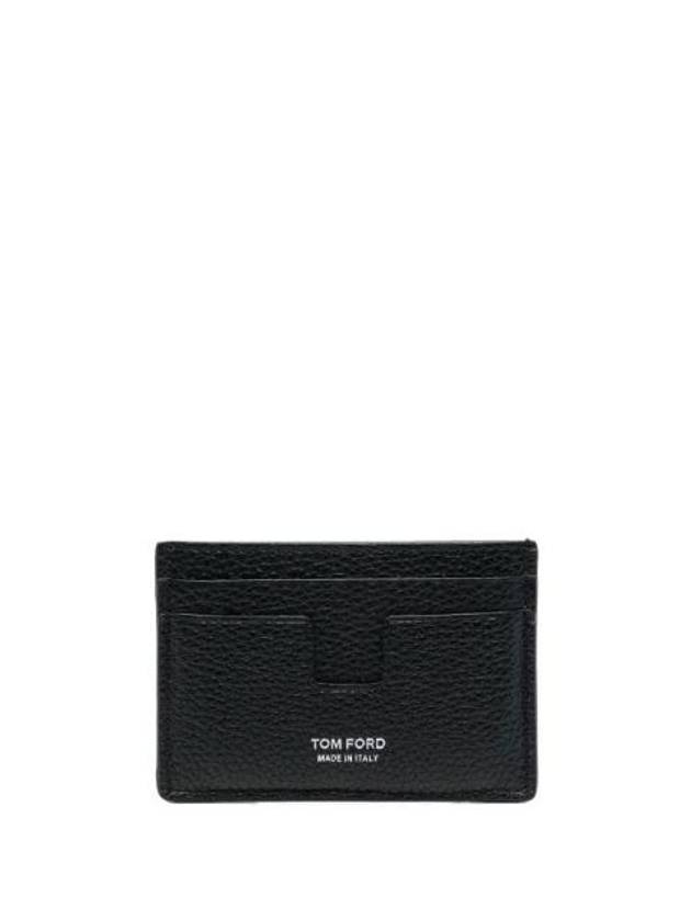 logo print leather card holder Y0232LCL158S - TOM FORD - BALAAN 1