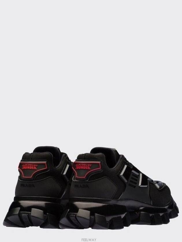 Cloudbust Thunder Low Top Sneakers Black - PRADA - BALAAN 7