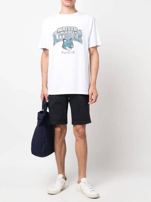 Campus Fox Relaxed Short Sleeve T-Shirt White - MAISON KITSUNE - BALAAN 3