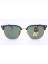 Eyewear New Clubmaster Square Sunglasses Green - RAY-BAN - BALAAN 3