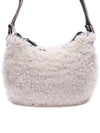 Shearling Hobo Cross Bag White - MARNI - BALAAN 3