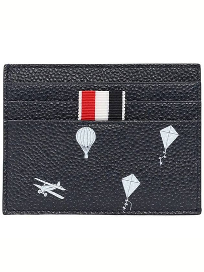 Compartment Icon Card Wallet Grey - THOM BROWNE - BALAAN 2