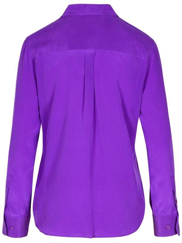 Equipment Purple Silk Shirt - EQUIPMENT - BALAAN 3