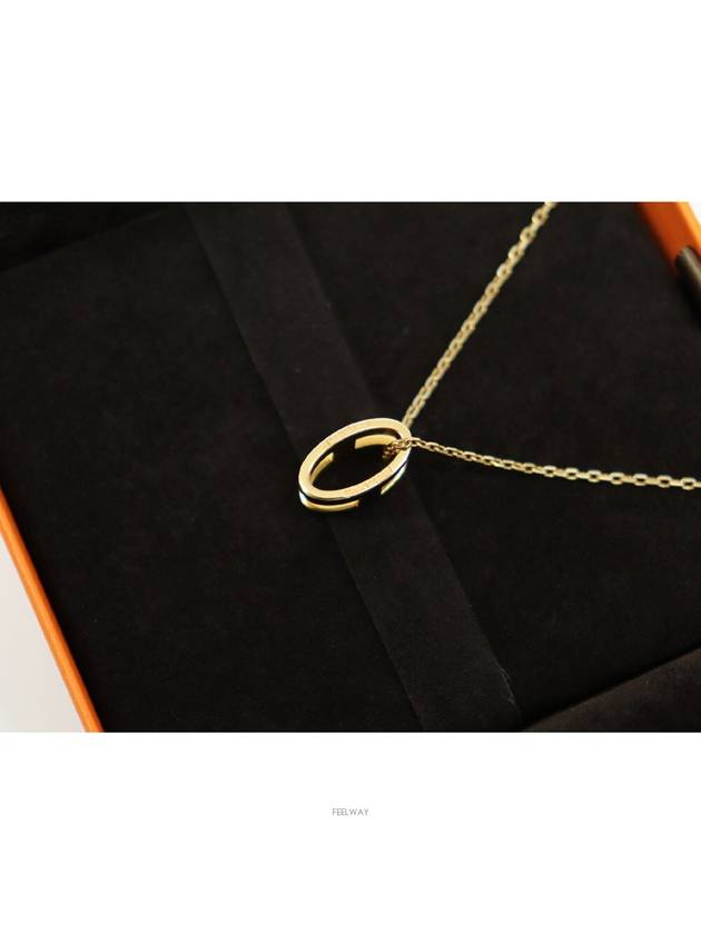 Really clean 97 out of 100 Pop Ache Necklace Gold Black - HERMES - BALAAN 4