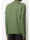 Men's Wappen Patch Round Neck Knit Top Green - STONE ISLAND - BALAAN 4