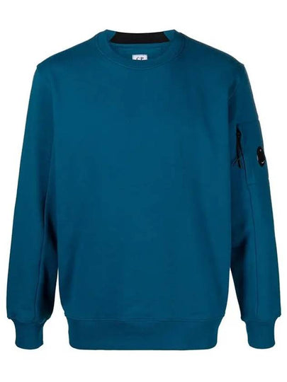 Diagonal Raised Fleece Sweatshirt Blue - CP COMPANY - BALAAN 2